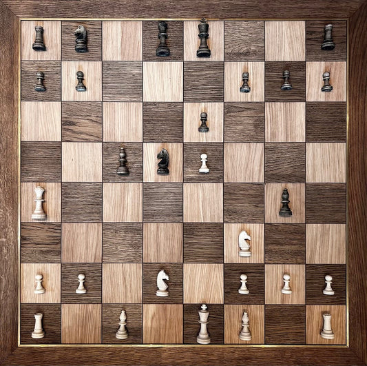 Classic wall-mounted chess game