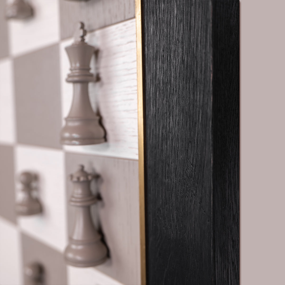 Wall-mounted chess game - customized