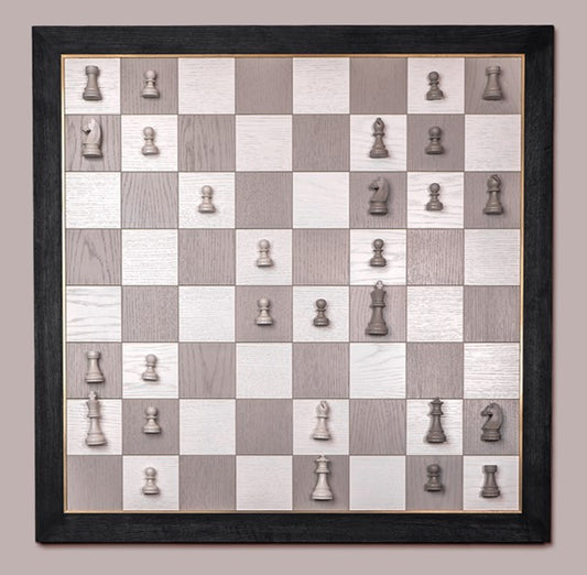 Wall-mounted chess game - customized