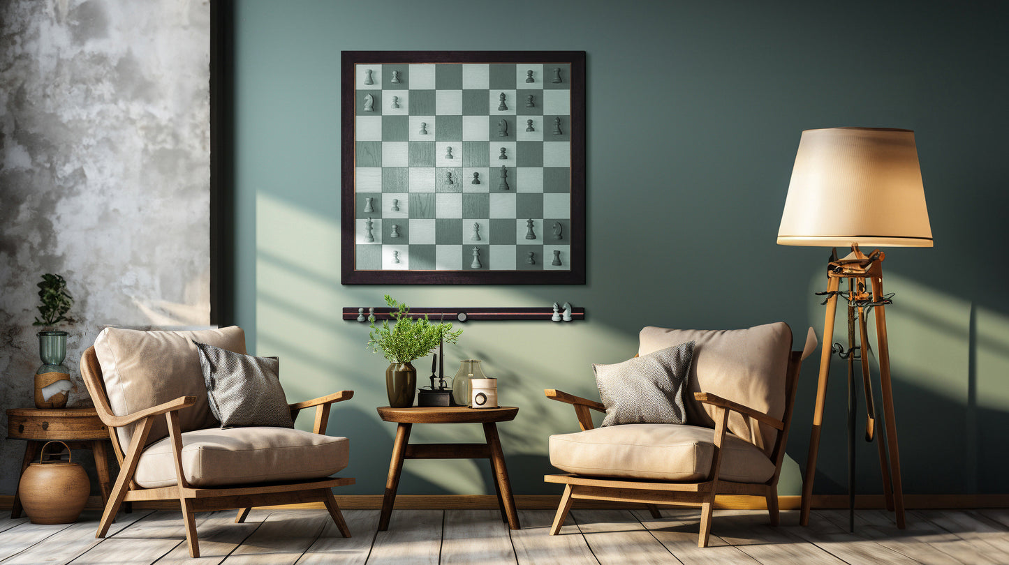 Wall-mounted chess game - customized